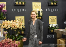 Margot Maljaars of Bernhard with the Elegant Golden River Phaleanopsis.